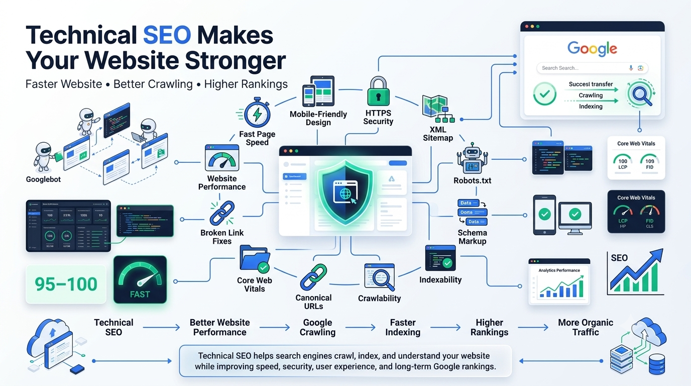 Technical SEO Makes Your Website Stronger